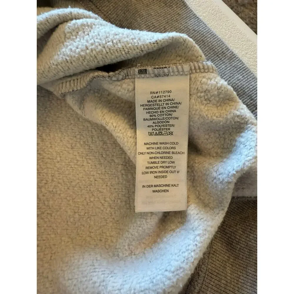 True Religion Unisex Grey Crewneck Fleece Sweatshirt Size 2XL